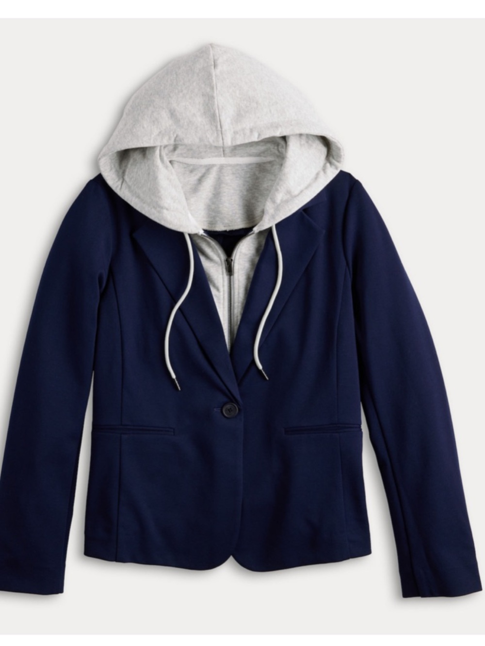 Simply Vera Wang Hooded Blazer